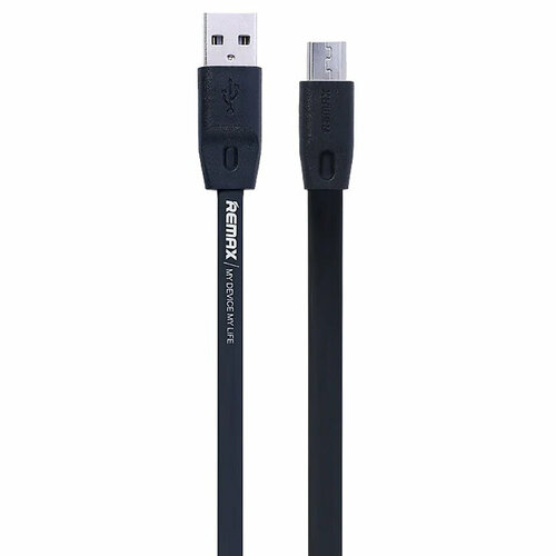Кабель USB REMAX RC-001m Full Speed USB - MicroUSB, 2.1А, 1 м, черный