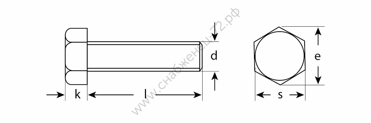 ЗУБР DIN 933, кл. пр. 5.8, M8 х 12 мм, цинк, 8 шт, болт (4-303076-08-012)