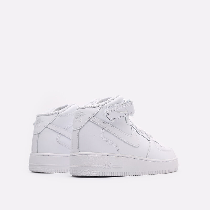Кроссовки NIKE Air Force 1 '07 Mid, размер 8 US 41 EUR 26 CM, белый — фото 1
