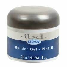 IBD, LED/UV Builder Gel Pink II, Конструирующий камуфлирующий розовый гель, 28 мл