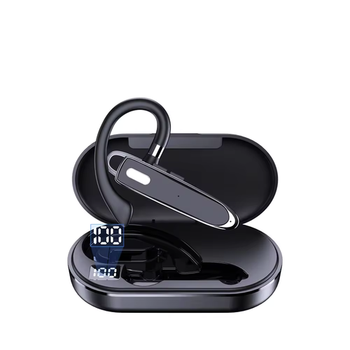 Bluetooth гарнитура Премиум класса YYK-530-2 TAYMLUX, беспроводная блютуз 5.1 для телефона, наушник с микрофоном на ухо с зарядным кейсом