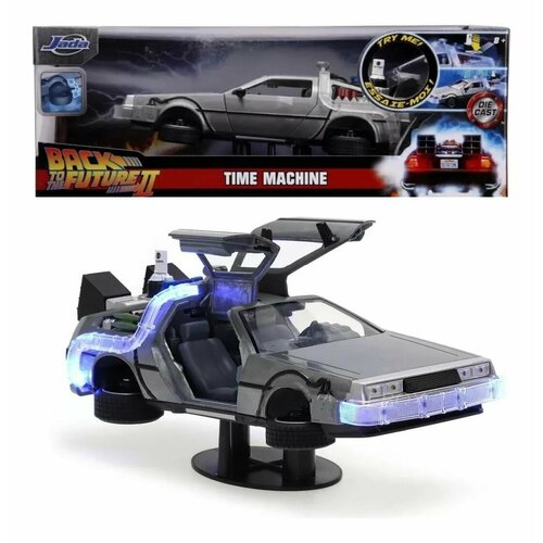 модель машины hollywood rides back to the future 1 – time machine масштаб 1 24 Машина Времени Делориан Time Machine Back To The Future 2