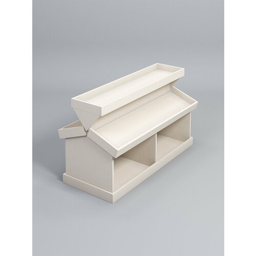 Стол для овощей и фруктов "Свежесть" №3, Крем Вайс U2236 120 x 59.7 x 70.7 см (ДхШхВ)