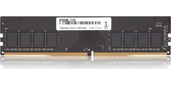 Оперативная память для компьютера 4Gb (1x4Gb) PC4-25600 3200MHz DDR4 DIMM CL22 Foxline FL3200D4U22-4G FL3200D4U22-4G