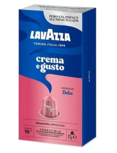 Кофе в капсулах Lavazza Crema e Gusto Dolce, для Nespresso, 10 кап. в уп.