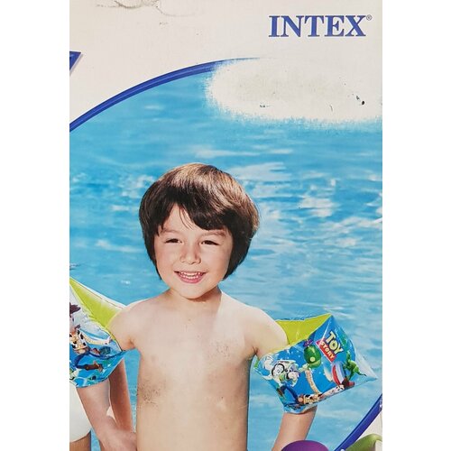 intex deluxe full 137x191x25cm 64102 Нарукавники для плавания детские INTEX Deluxe 23х15см