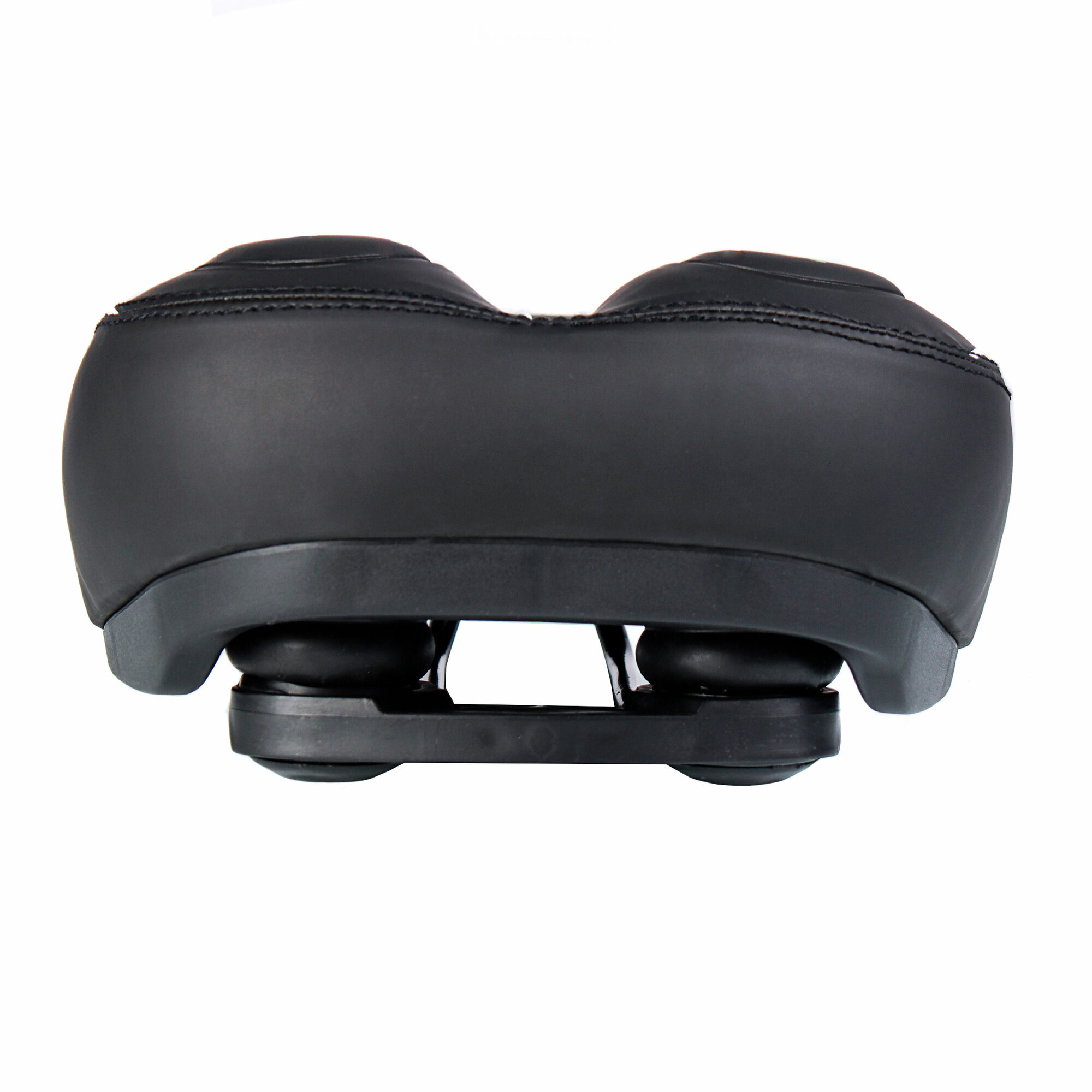 фото Седло для велосипеда комфортное COMIRON BERLIN 270X195. Черный-Красный