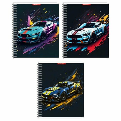 Тетрадь 48 листов в клетку на гребне 