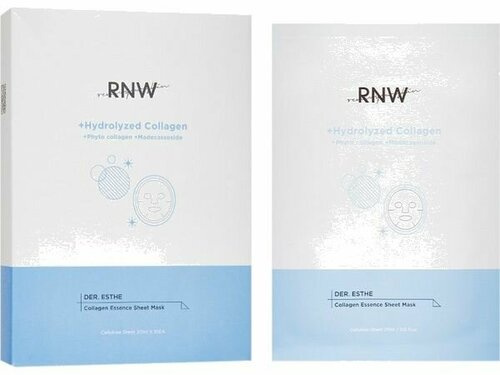 Набор тканевых масок для лица RNW DER. ESTHE Сollagen Essence Sheet Mask