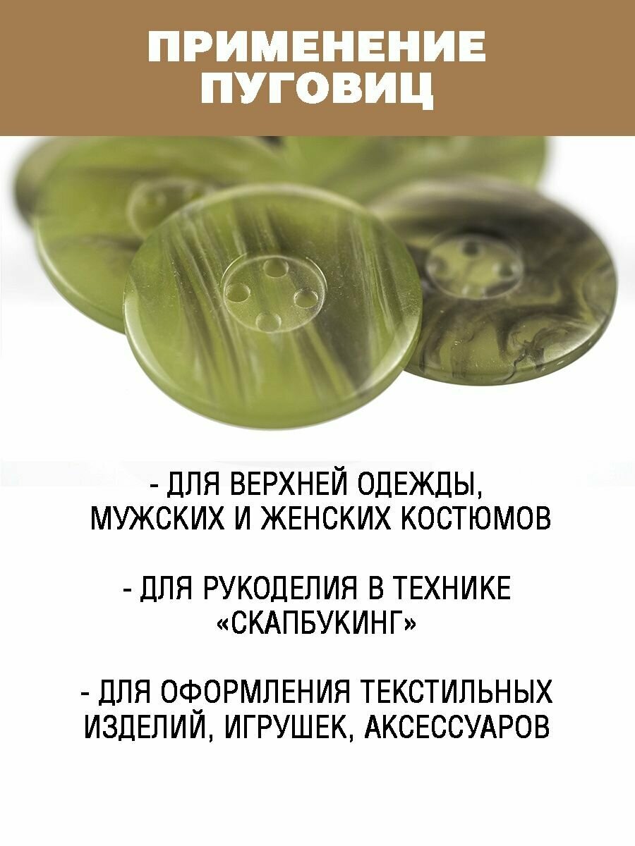 Пуговицы для пальто и костюма 25мм — фото 1