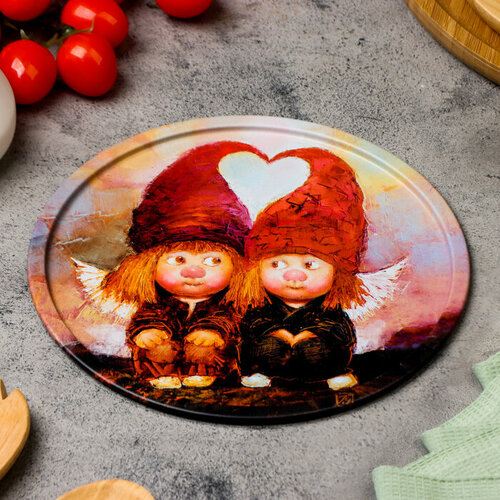 Поднос Ещё раз про любовь 20 х 04 х 032 см металл 729₽