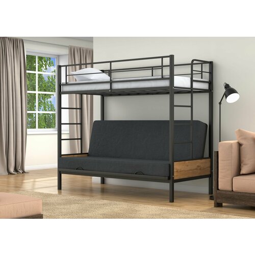 Двухъярусная кровать-диван Дакар 1 Коричневый вставки венге 54990₽