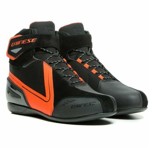 Мотоботинки Dainese ENERGYCA D-WP Black/Fluo-Red