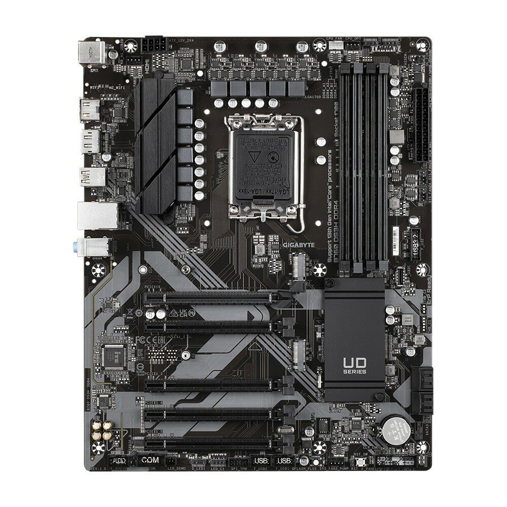 Материнская плата GIGABYTE B760 DS3H DDR4 (LGA1700/B760/4xDDR4/ATX/RAID/HDMI, DP) (B760 DS3H DDR4)