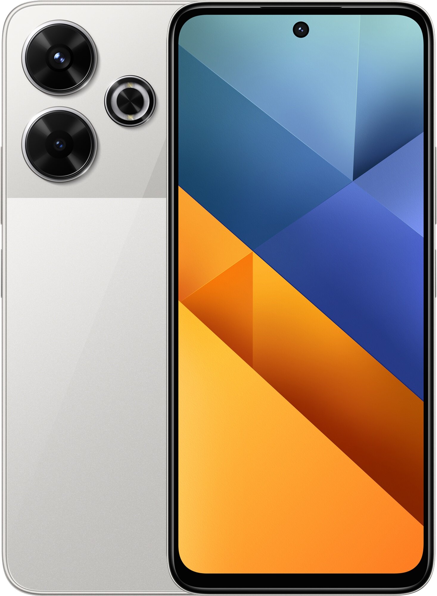 Смартфон Xiaomi Poco M6 4G 8/256 ГБ RU Dual nano SIM серебристый Global