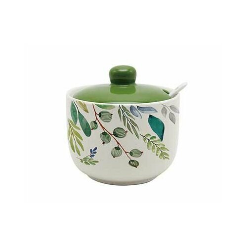 Сахарница PRIMA COLLECTION Царский крыжовник 450 мл c ложкой 552₽