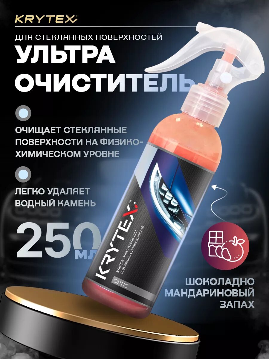 Очиститель стекол от водного камня и налета / 250 мл.