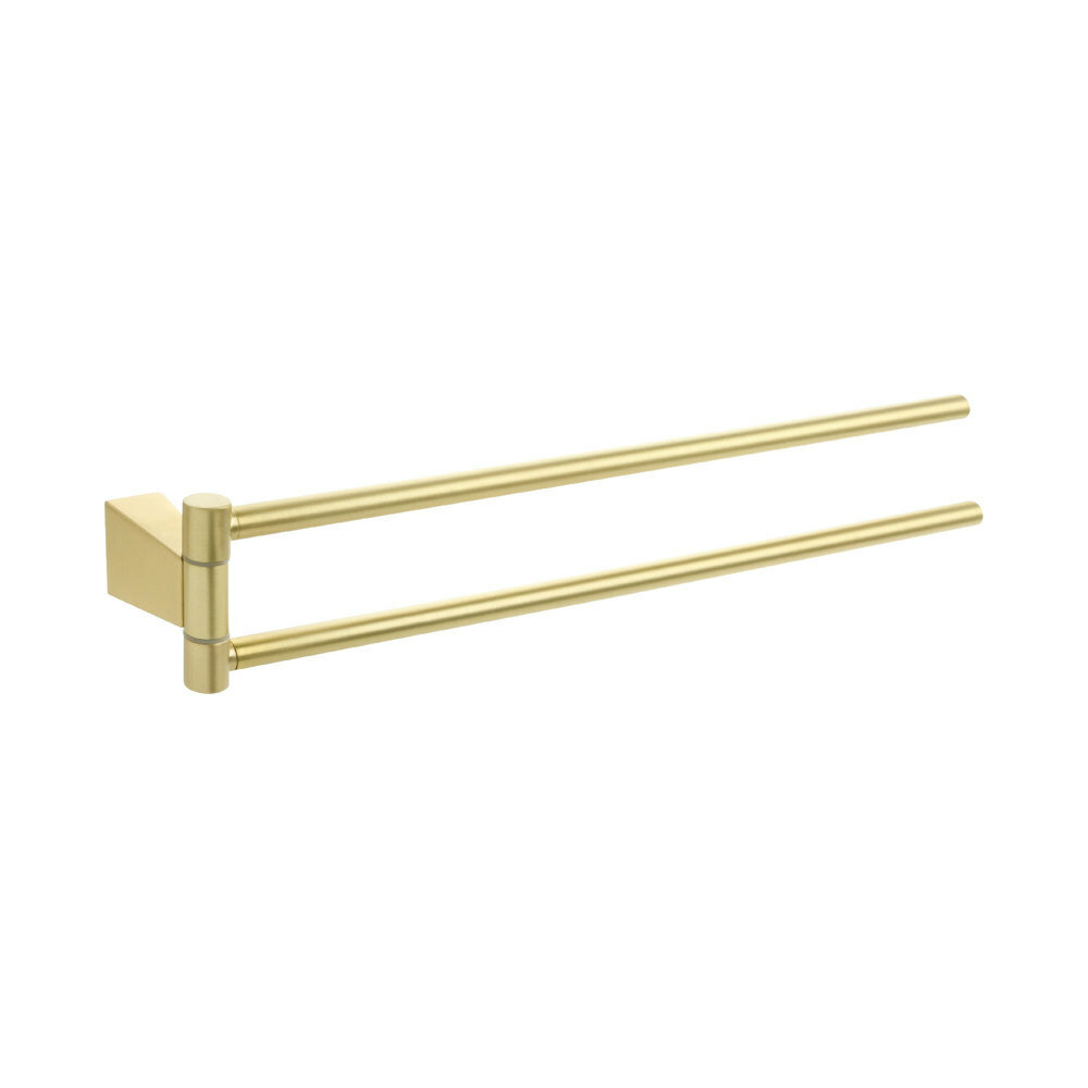 Держатель для полотенец Fixsen Trend Gold FX-99002A двойной цвет золотой