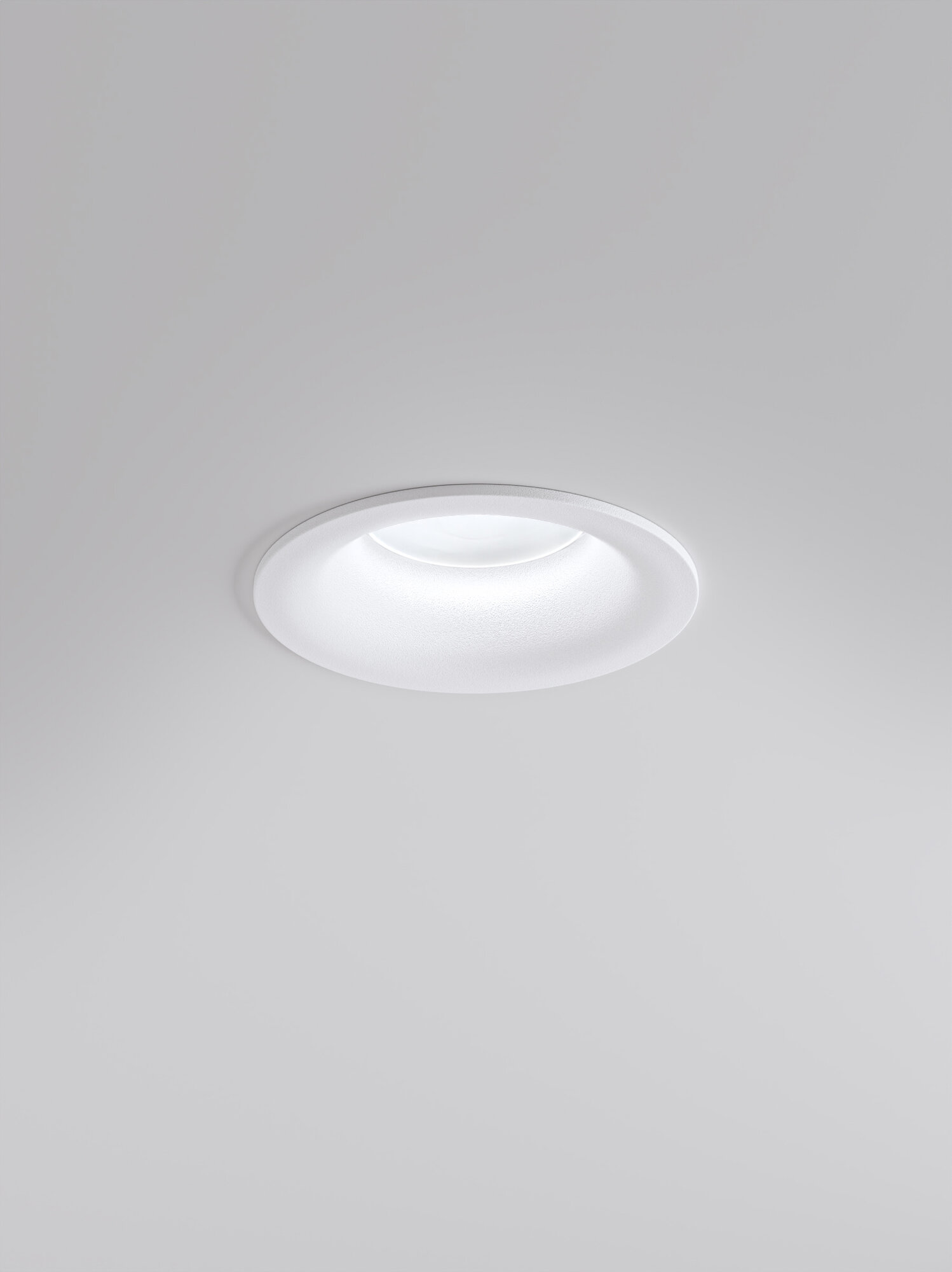 Встраиваемый светильник Interior Light BL003R-W Atom 1xGU10, 10Вт, белый, пластик/металл, IP20 — фото 1