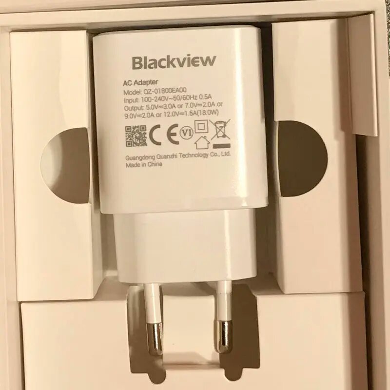 Адаптер питания для планшета Blackview Tab 16 Tab 15 Pro Tab 13 Tab 12 Pro, оригинальное дорожное быстрое зарядное устройство 18 Вт с европейской вилкой, USB-кабель Type-C, 18W EU Charger