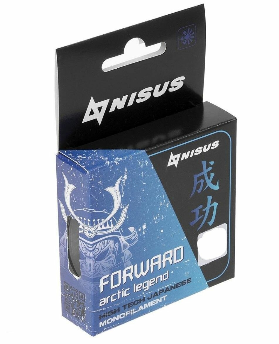 Леска Nisus FORWARD ARCTIC LEGEND 0,105 мм, 50 м, 0,96 кг — фото 1