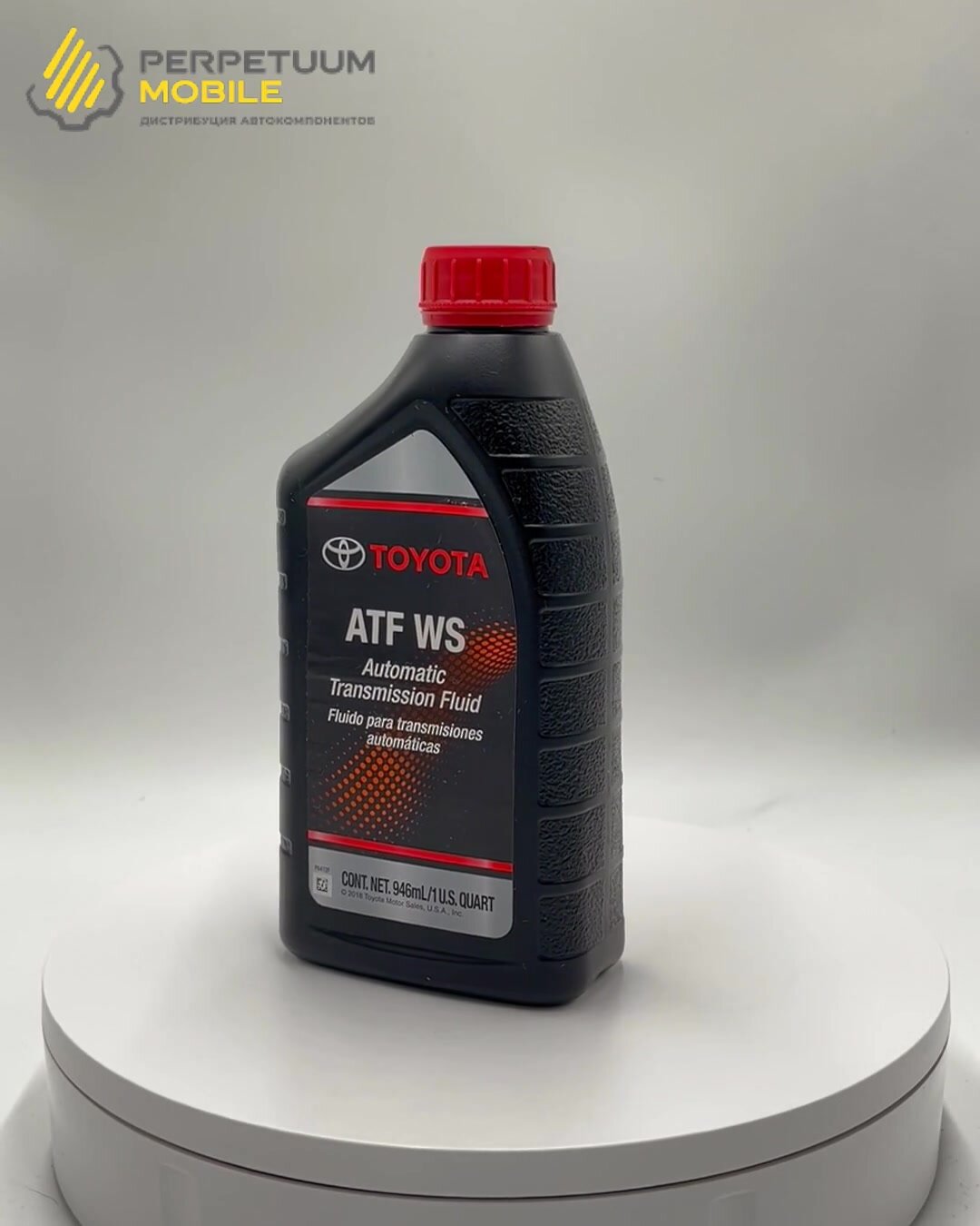 Масло трансмиссионное TOYOTA Auto Fluid WS (0,946л) Арт.00289-ATFWS — фото 1