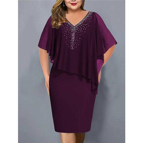 фото Платье dylwp, размер 54, wine red