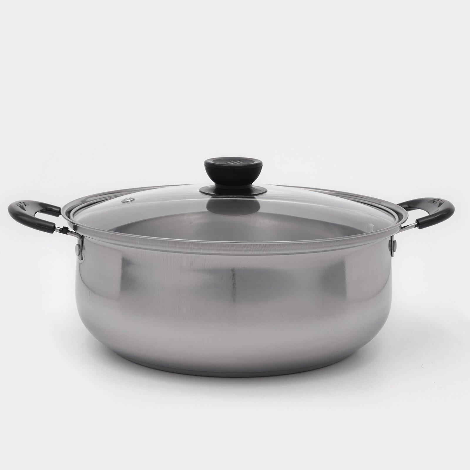 Кастрюля Promo 3 л 24×95 см нержавеющая сталь стеклянная крышка