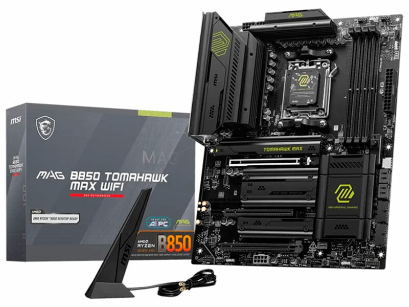 Материнская плата MSI MAG B850 TOMAHAWK MAX WIFI (AM5, ATX)
