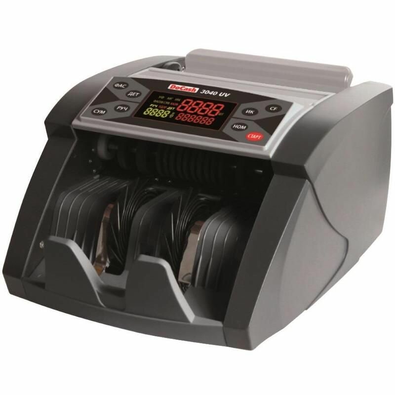 Счетчик банкнот DoCash 3040 UV, черный, пластик