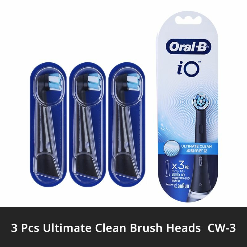 Насадки Oral-B Ultimate Brush Head, для отбеливания и полировки, 3шт, Для щеток серии oral-b iO5/7/8/9