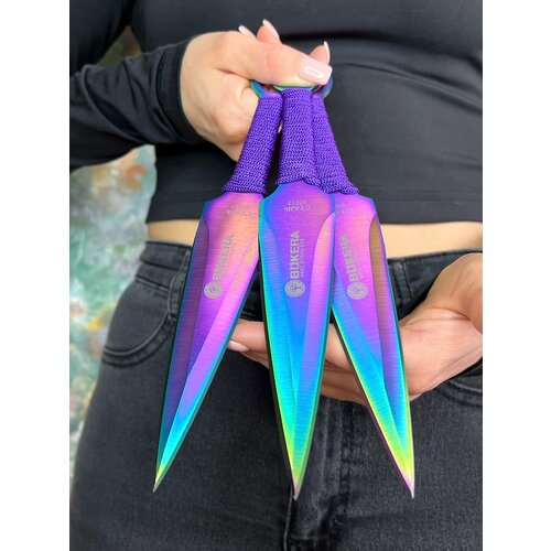 Набор тренировочных, спортивных ножей кунай арт. 198 / Не холодные ножи