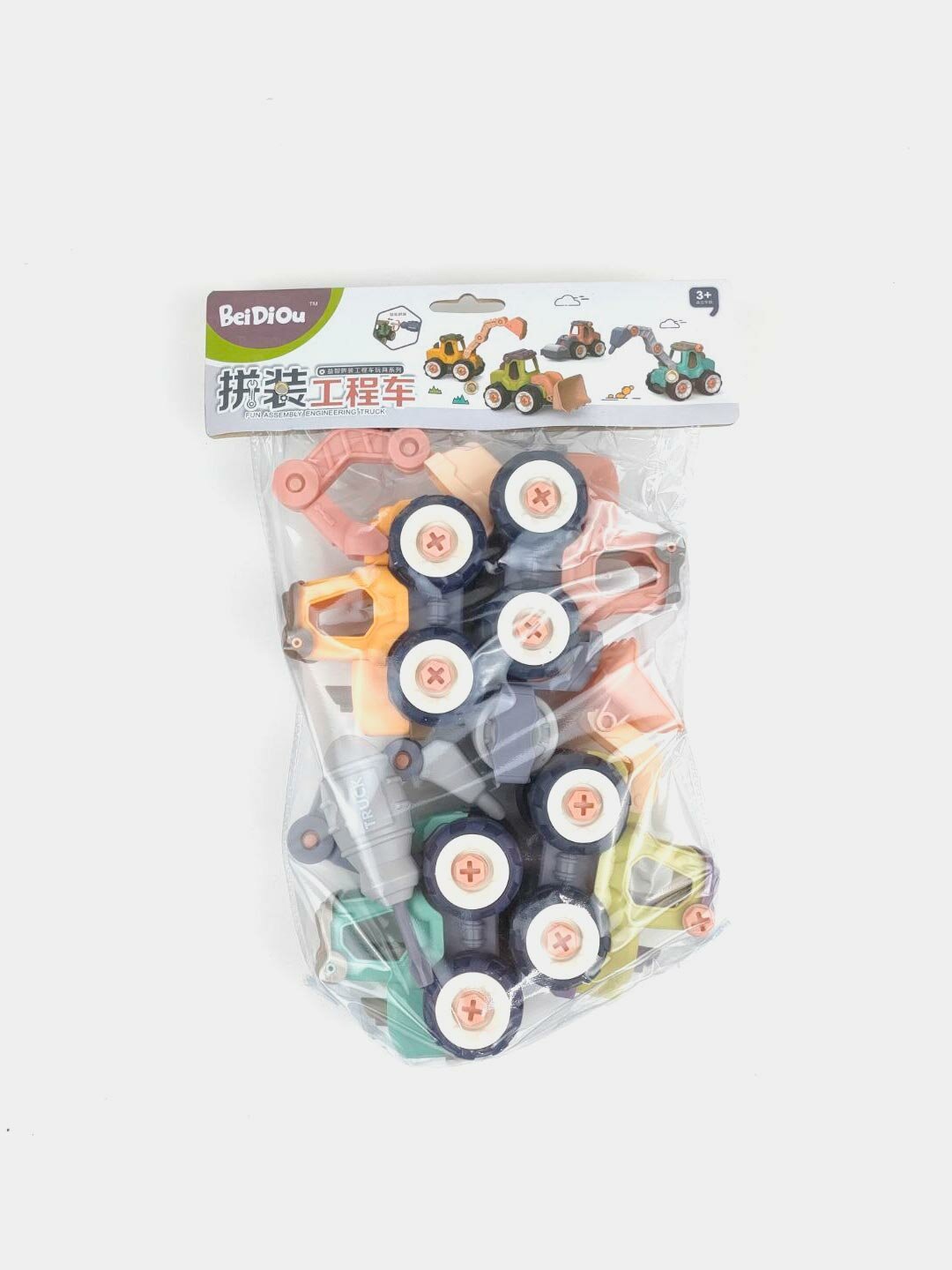 Транспорт-конструктор Bei Diou, Строительная техника, Для детей от 3 лет, ABS-пластик Код. 00307