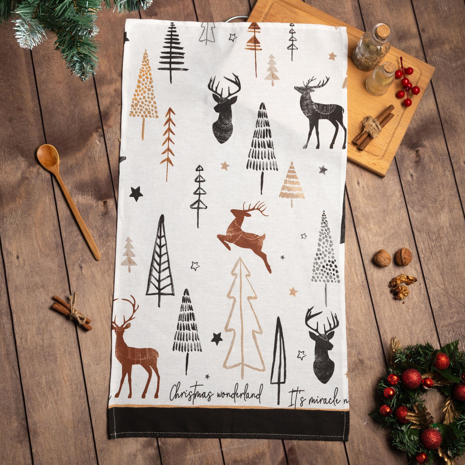 Полотенце кухонное Доляна "X-Mas" размер 40 х 70 см 100% хлопок