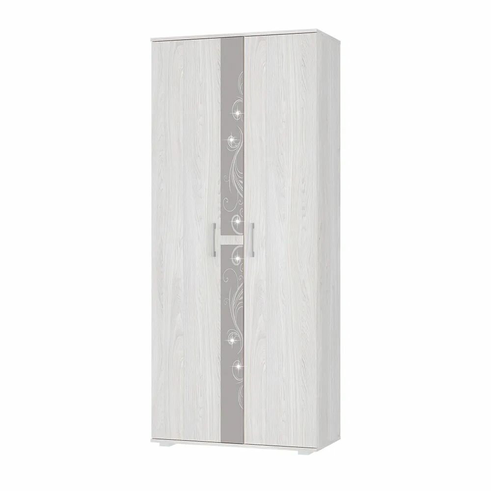 Гостиная "Флоренция" шкаф ясень белый (Мебелони)