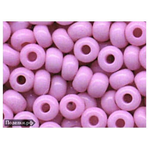Бисер Preciosa 03293 Мел окрашенный бледный розовый 100 23 мм 5 г цена за 2 уп 328₽