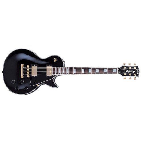 Burny RLC60 BLK электрогитара, форма корпуса Les Paul, H-H, Tune-o-matic, цвет черный