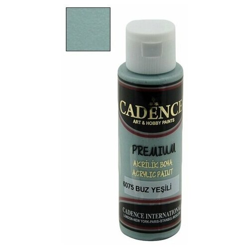 Акриловая краска Cadence Premium Acrylic Paint, 70 мл. Ice Green-6075