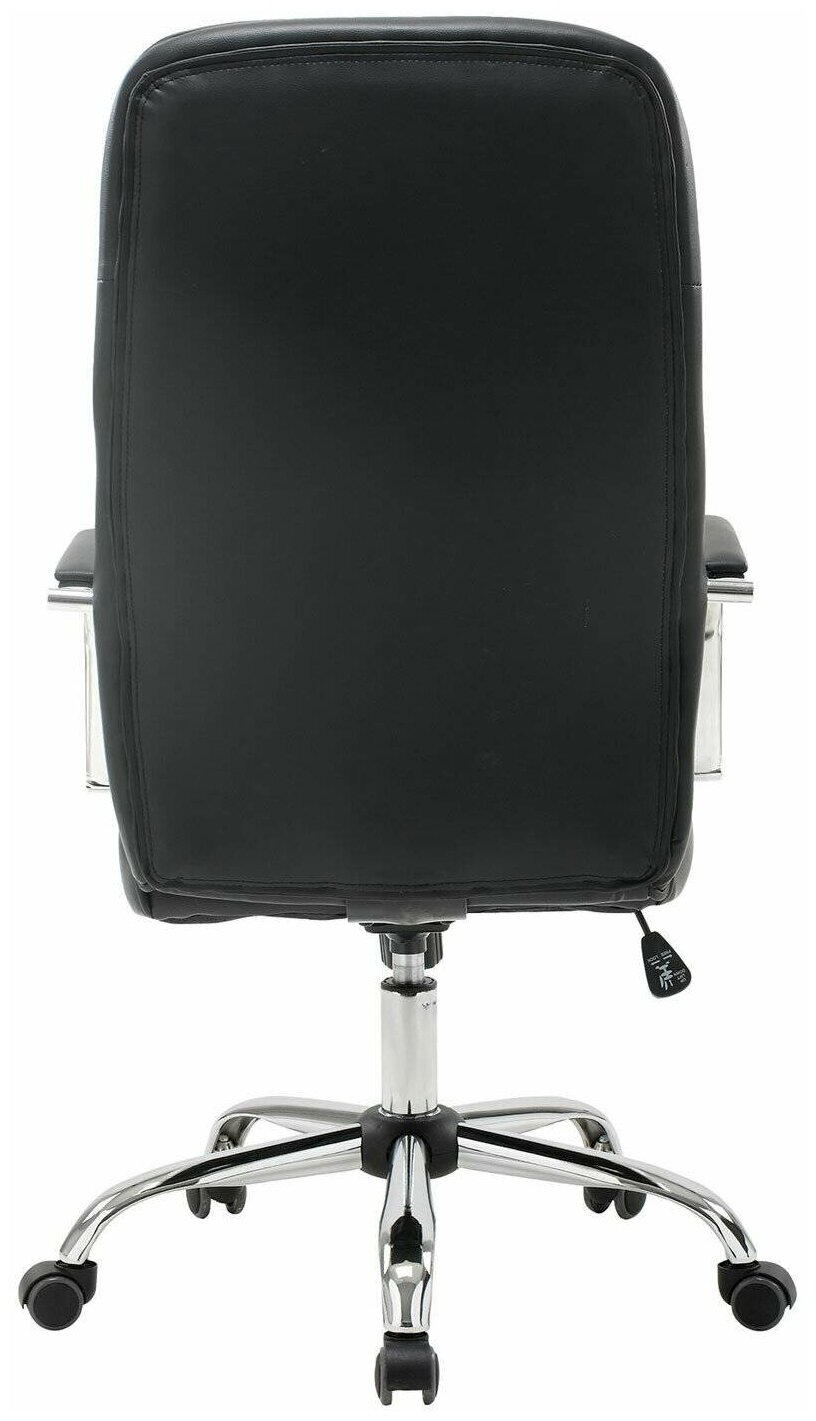 Кресло офисное BRABIX "Stark EX-547", экокожа, хром, черное, 531948 - фотография № 5