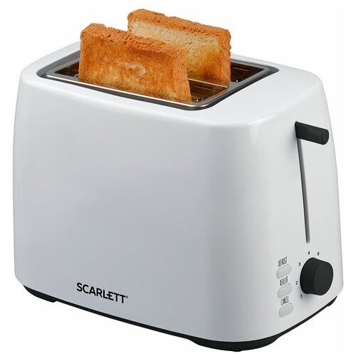 Тостер SCARLETT SC-TM11032, 800Вт, белый