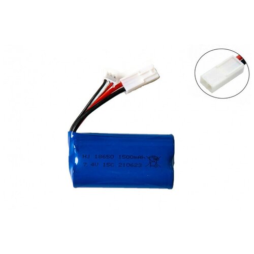 Аккумулятор 18650 LI-ION 7.4V 1500MAH ICR разъем EL2P аккумулятор robiton lisam3200 icr 18650 32a 3200 мач li ion без защиты li icr3200 18650