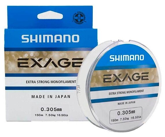 Леска монофильная SHIMANO EXAGE (EXG15018 (150 м 0185мм) )