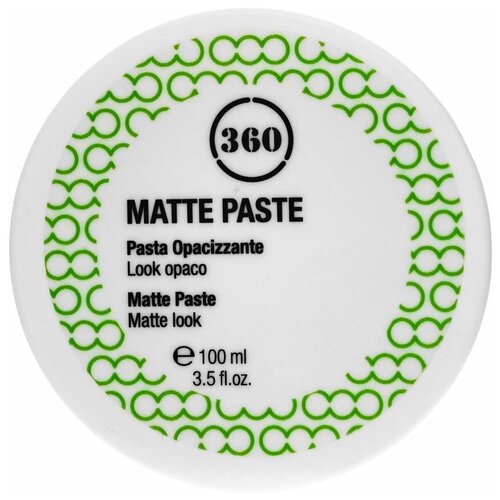 360 Стайлинг Матовая паста для укладки волос Matte Paste, 100 мл