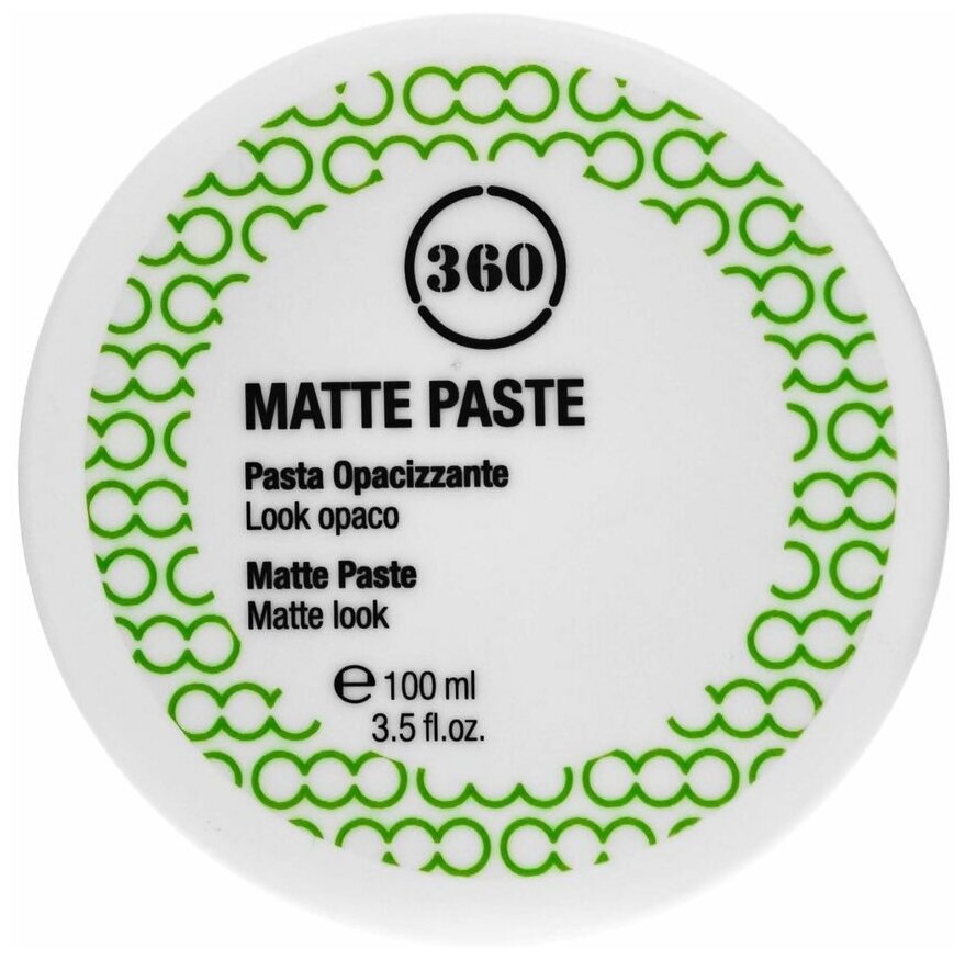 360 Матовая паста для укладки волос Matte Paste, 100 мл (360, ) - фото №1