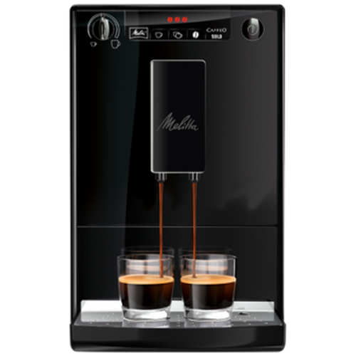 кофемашина melitta caffeo e 950 322 solo 1400вт черный Кофемашина Caffeo E 950-222 Solo Pure Black