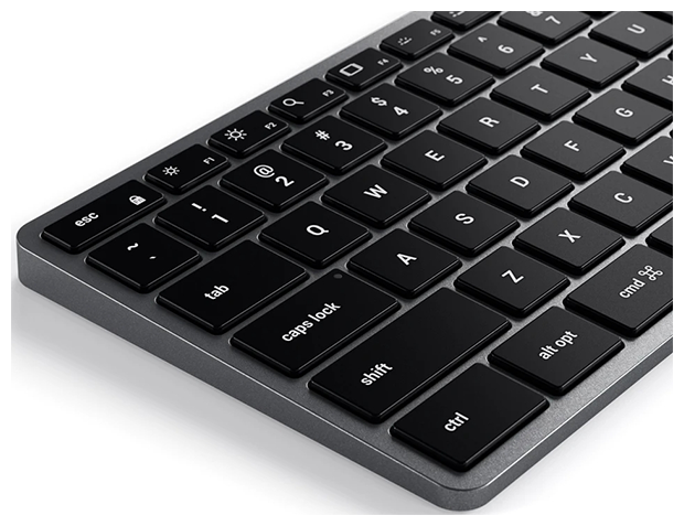 Клавиатура беспроводная Satechi Slim X3 Bluetooth Keyboard Backlit, BT, Серый космос, ST-BTSX3M-RU