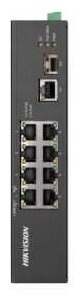 Коммутатор Hikvision DS-3T0310HP-EHS 8x100Mb 1G 1SFP 6PoE 110W неуправляемый