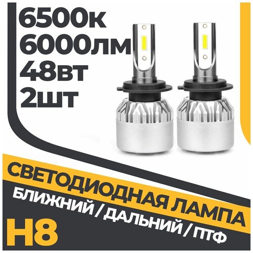 Комплект ламп ближнего/дальнего света H8/H9/H11 LED S2Plus