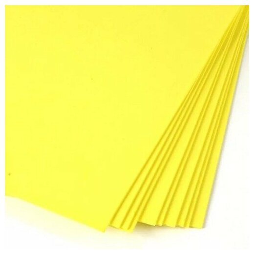 Подложка листовая Солид жёлтая 2мм /упак 1050х500/5,25м2 - фотография № 2