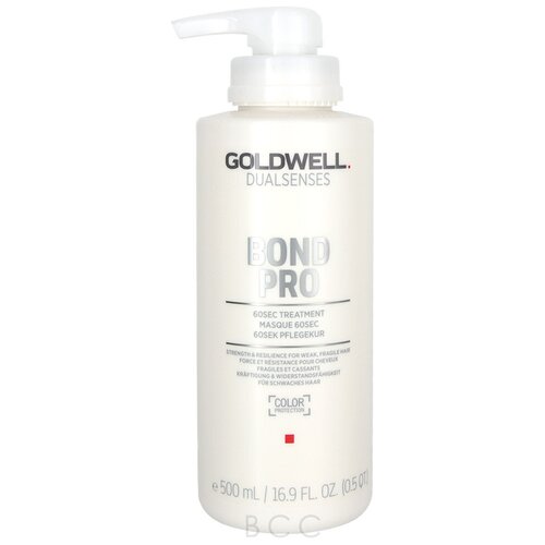 GOLDWELL Dualsenses Bond Pro 60sec Treatment - Уход за 60 секунд 500мл goldwell dualsenses bond pro fortifying conditioner кондиционер укрепляющий для слабых склонных к ломкости волос 200 мл